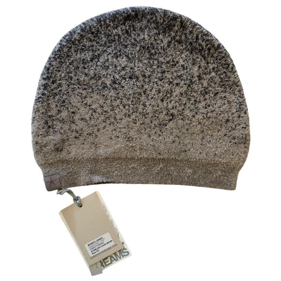 Barefoot Dreams Cozychic Lite Confetti Beanie in Storm Gray - Dark Brown NWT! main image 6
